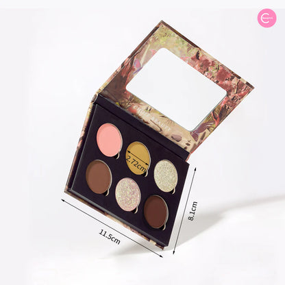 Choiz Beauty Insect Series 6-colour Eyeshadow Palette