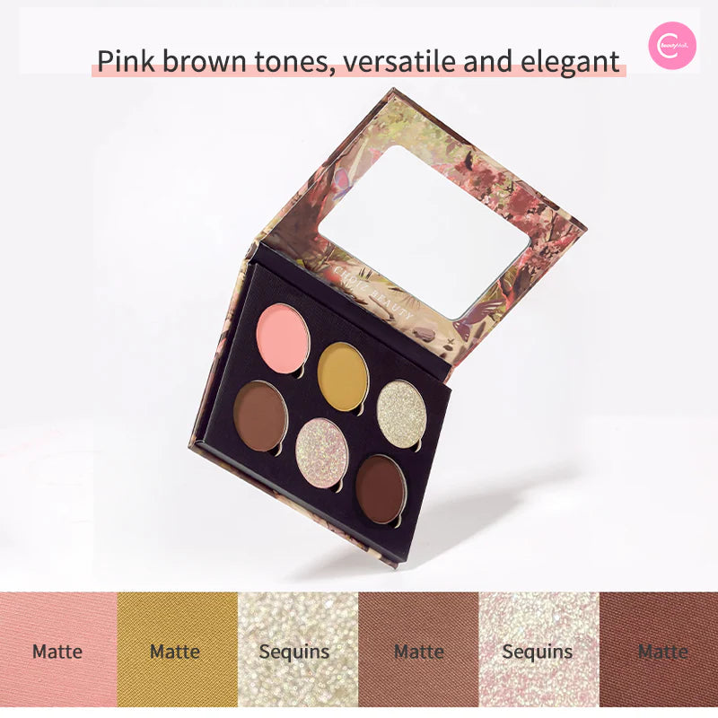 Choiz Beauty Insect Series 6-colour Eyeshadow Palette