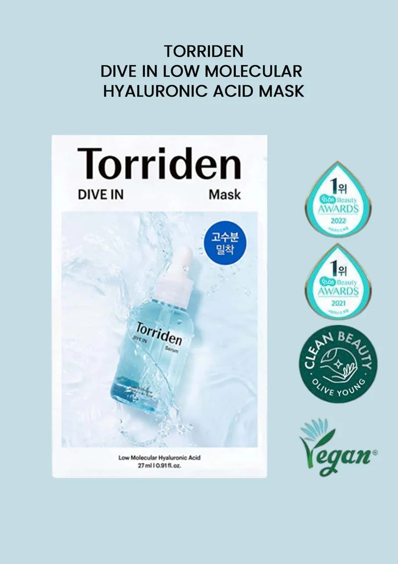 Torriden Dive-In Low Molecule Hyaluronic Acid Mask