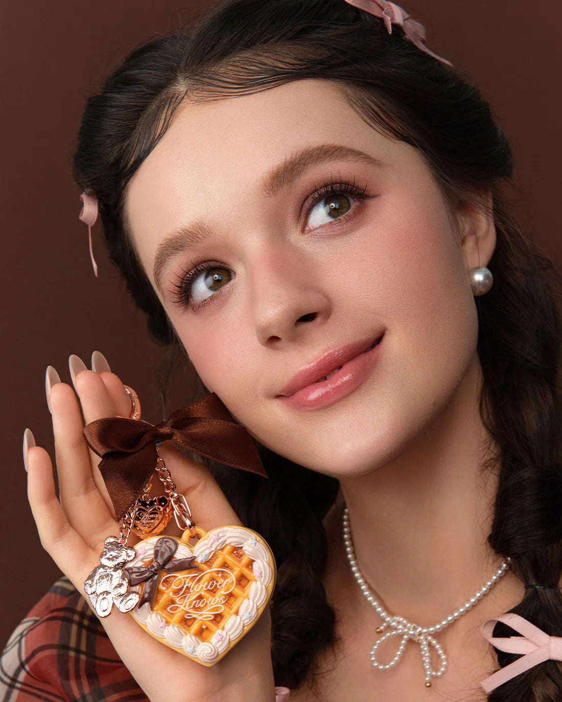 Sweet Bear Mini Pressed Powder Bag Charm