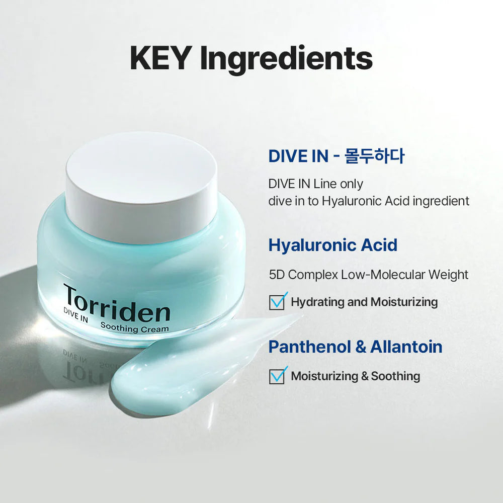 Torriden Dive-in Soothing Cream (100ml)