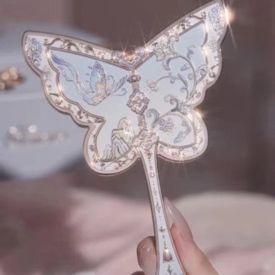 Butterfly Cloud Collar Collection Hand Mirror
