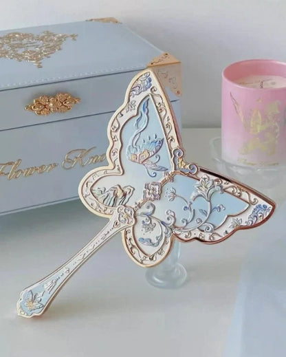 Butterfly Cloud Collar Collection Hand Mirror