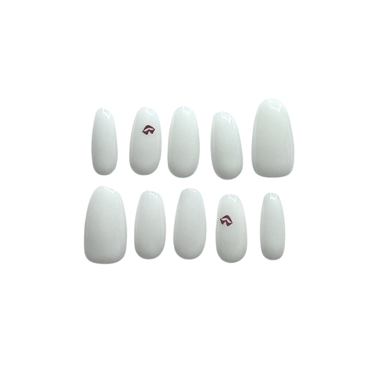 Goodbye Kiss Handmade Press On Nails