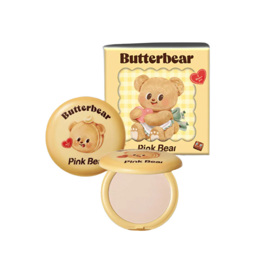 Pink Bear X Butterbear Blurring Matt Pressed Powder